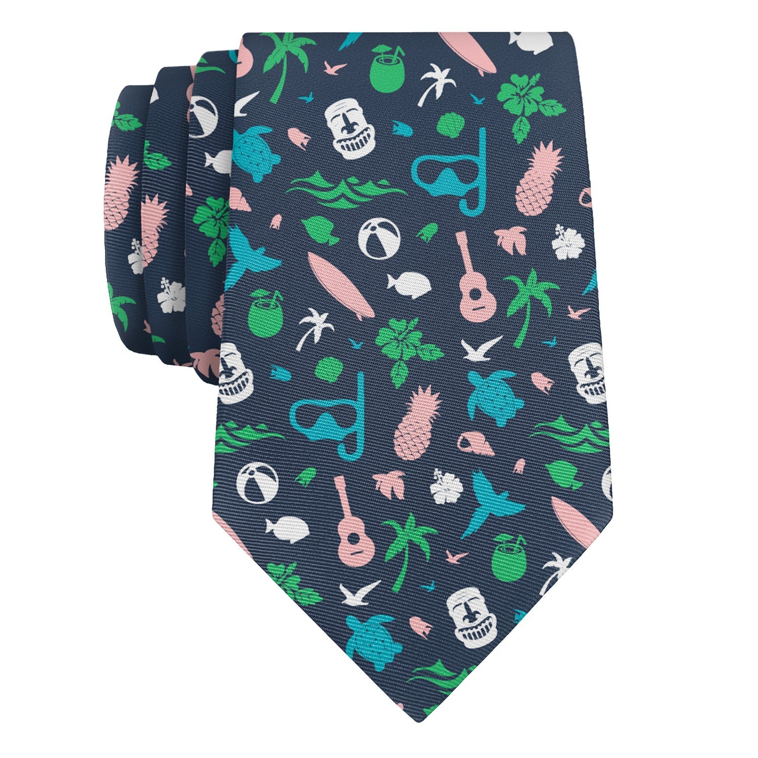 Hawaii State Heritage Necktie - Rolled - Knotty Tie Co.