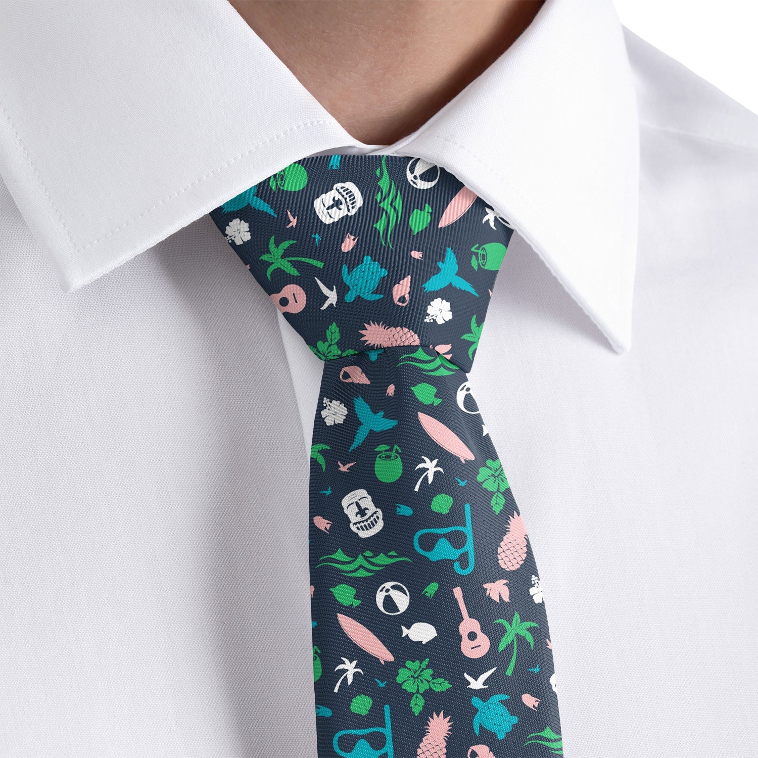 Hawaii State Heritage Necktie - Dress Shirt - Knotty Tie Co.