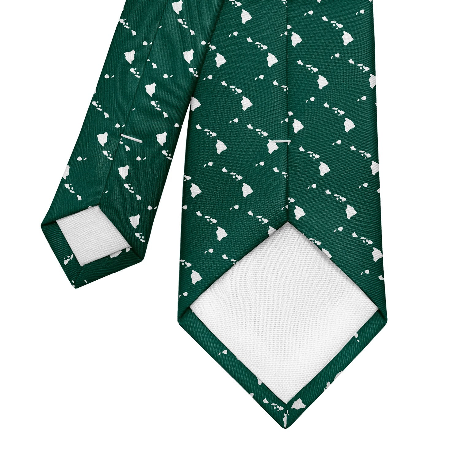 Hawaii State Outline Necktie - Tipping - Knotty Tie Co.