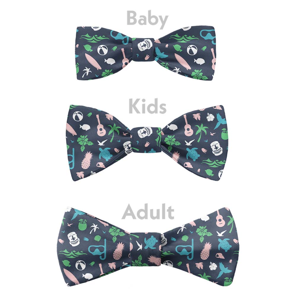 Hawaii State Heritage Bow Tie - Bow Sizes - Knotty Tie Co.