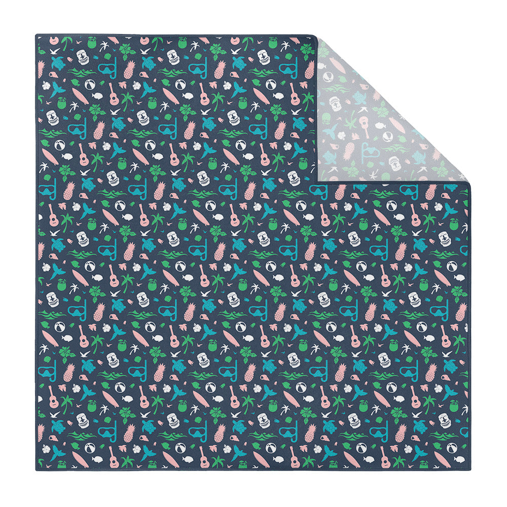 Hawaii State Heritage Pocket Square - Printed - Knotty Tie Co.