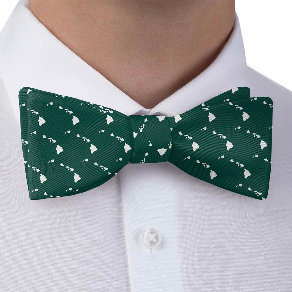 Hawaii State Outline Bow Tie - Bow Tie with Dress Shirt - Knotty Tie Co.
