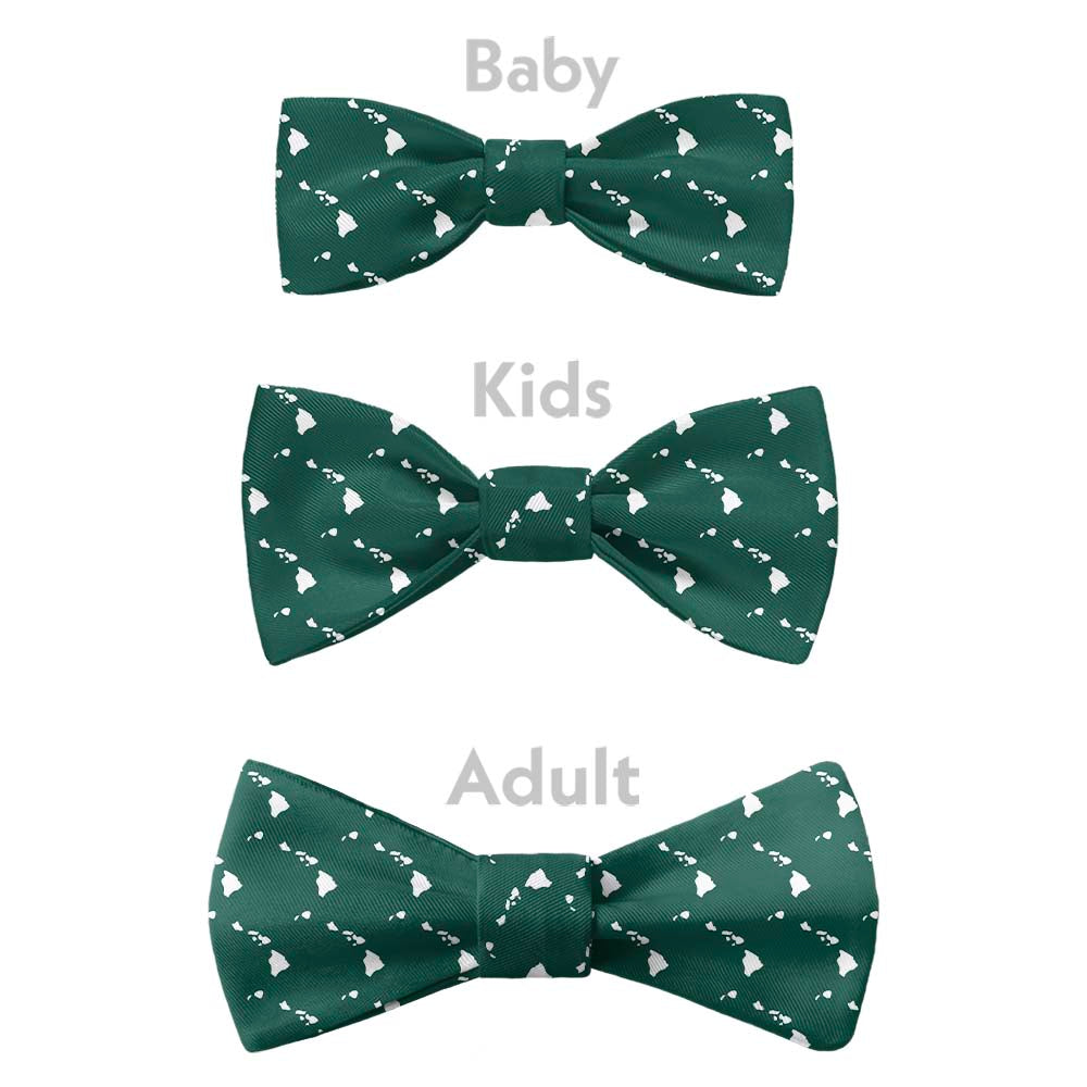 Hawaii State Outline Bow Tie - Bow Sizes - Knotty Tie Co.