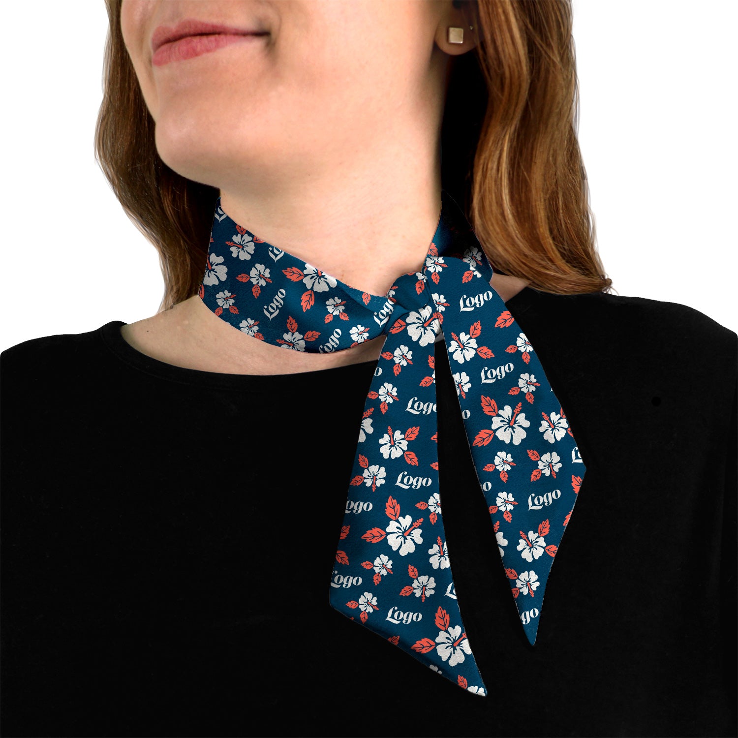 Hawaiian 2 Hair Neck Logo Scarf - Knotty Tie Co.