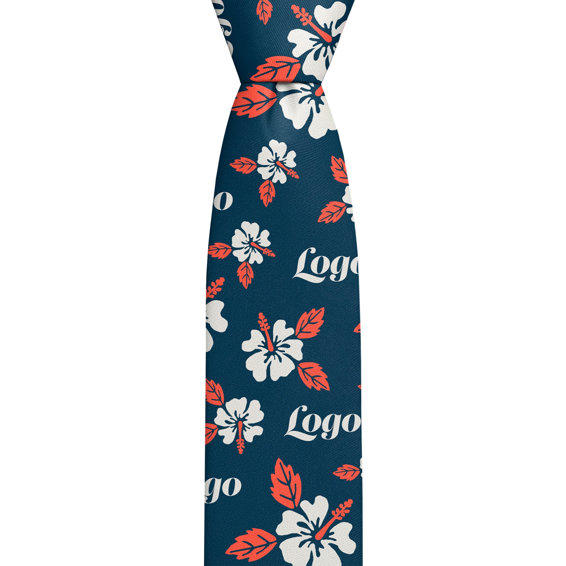 Custom Hawaiian 2 Logo Tie - Knot - Knotty Tie Co.