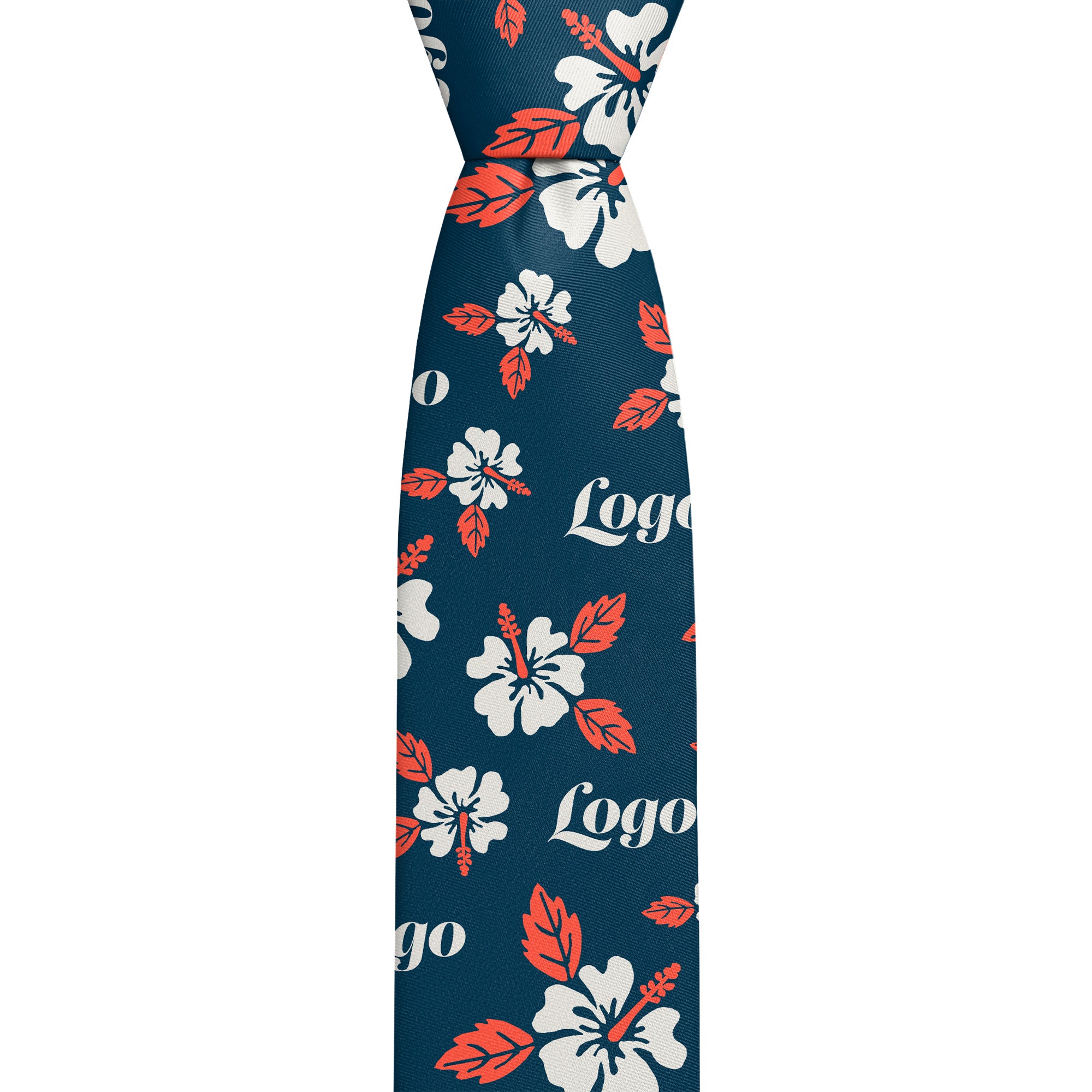 Custom Hawaiian 2 Logo Tie - Knot - Knotty Tie Co.