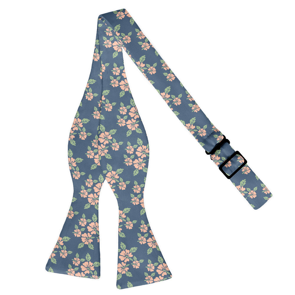 Hawaiian Floral Bow Tie - Self Tie Flat - Knotty Tie Co.