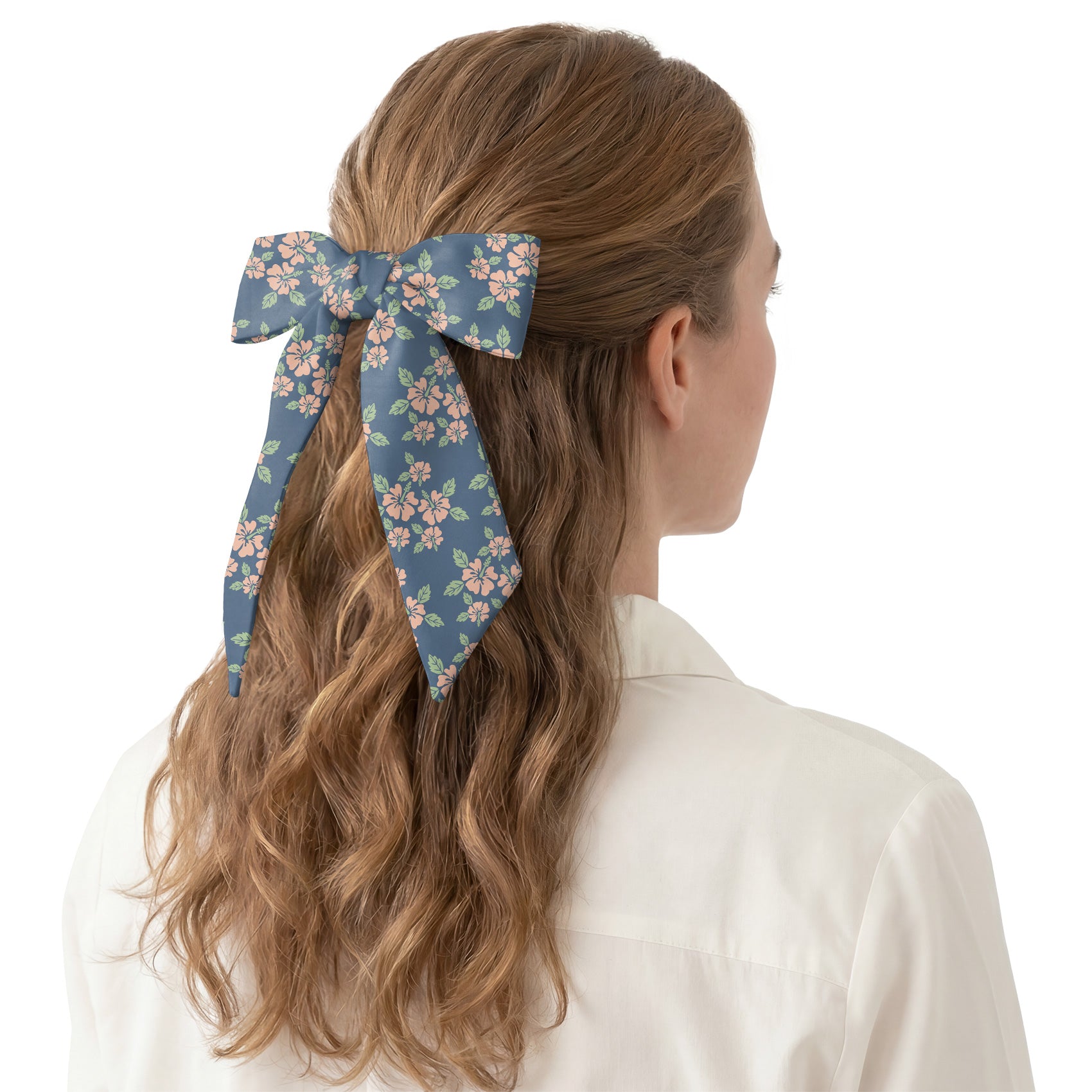 Hawaiian Floral Hair Scarf - Hair Scarf - Knotty Tie Co.