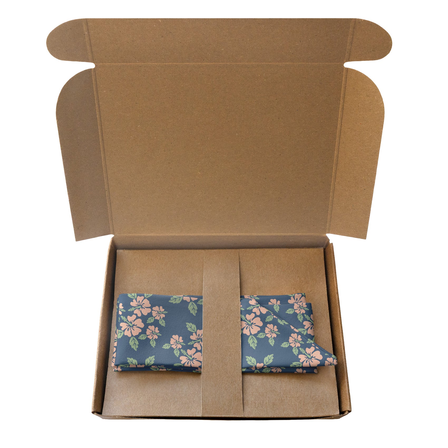 Hawaiian Floral Hair Scarf - Packaging - Knotty Tie Co.