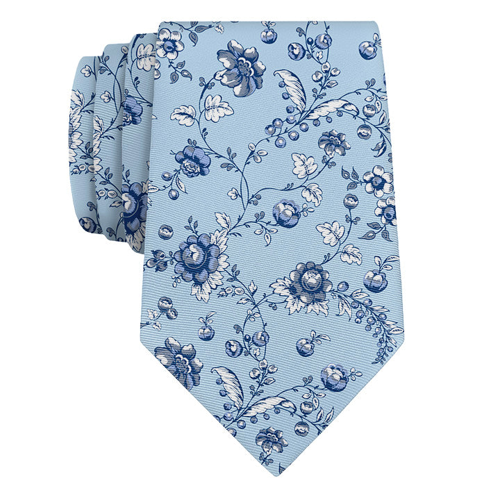 Heirloom Floral Necktie - Rolled - Knotty Tie Co.