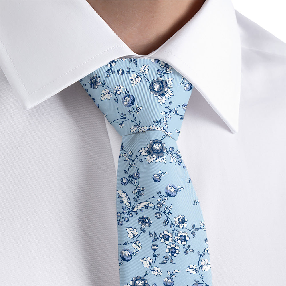 Heirloom Floral Necktie - Dress Shirt - Knotty Tie Co.