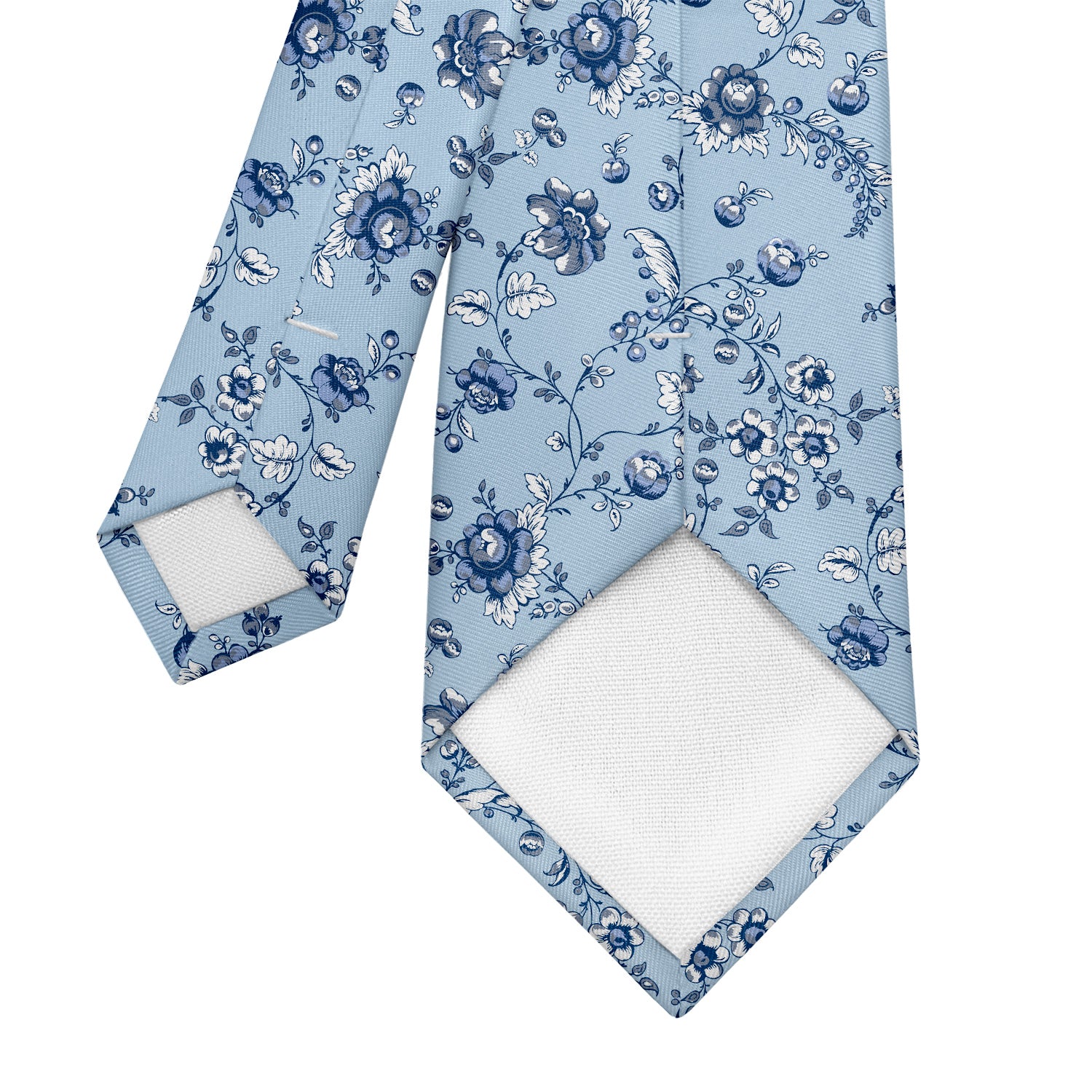Heirloom Floral Necktie - Tipping - Knotty Tie Co.