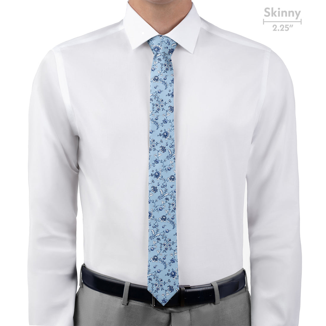 Heirloom Floral Necktie - Skinny - Knotty Tie Co.
