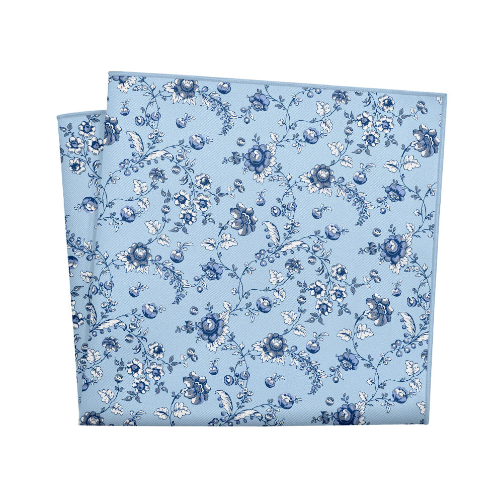 Heirloom Floral Pocket Square - 12" Square - Knotty Tie Co.