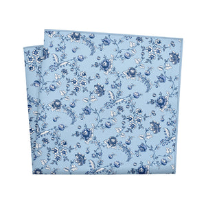 Heirloom Floral Pocket Square - 12" Square - Knotty Tie Co.
