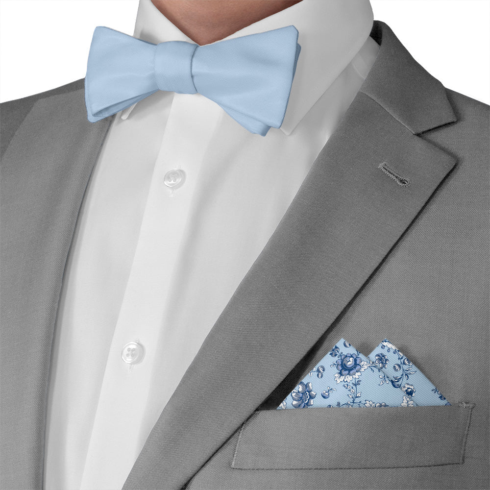 Heirloom Floral Pocket Square - Matching Bow Tie - Knotty Tie Co.