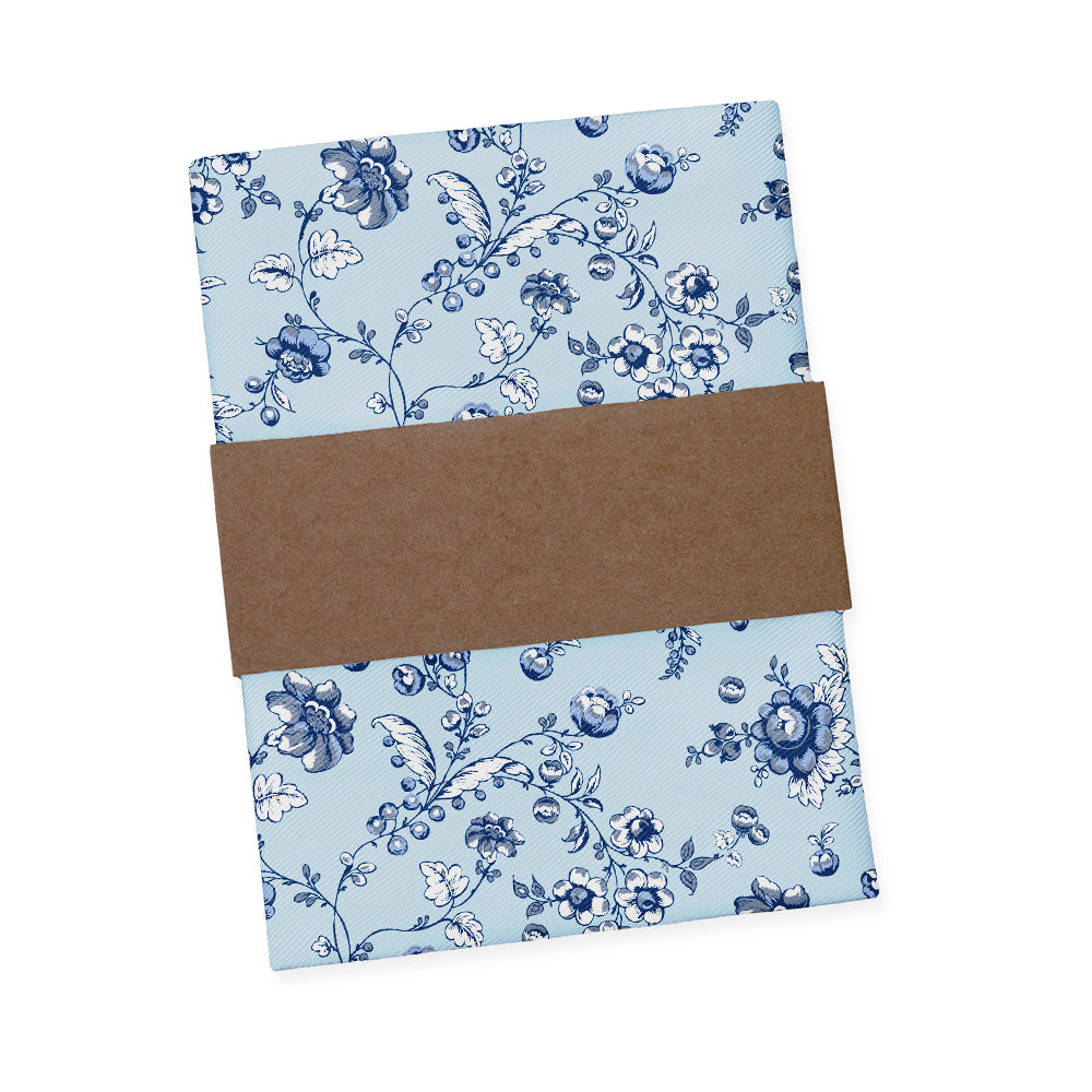 Heirloom Floral Pocket Square - Packaging - Knotty Tie Co.