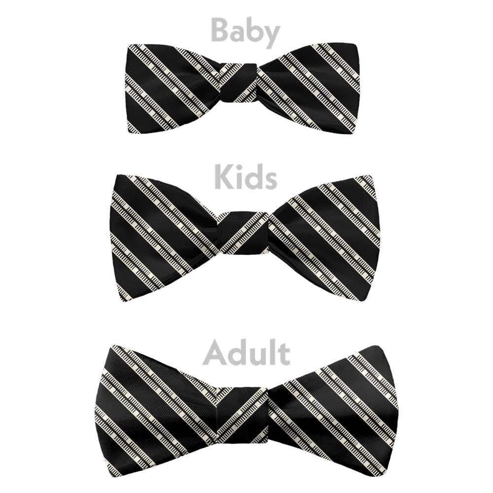 Heritage Stripe Bow Tie - Bow Sizes - Knotty Tie Co.