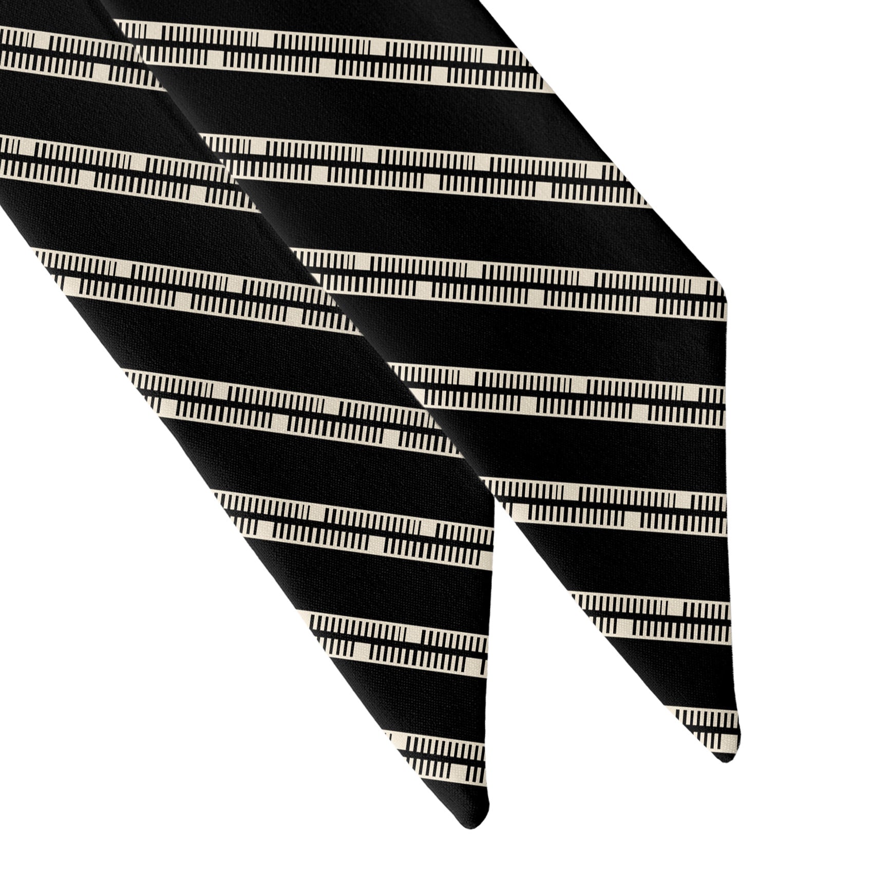 Heritage Stripe Hair Scarf - Scarf Tapered Ends - Knotty Tie Co.