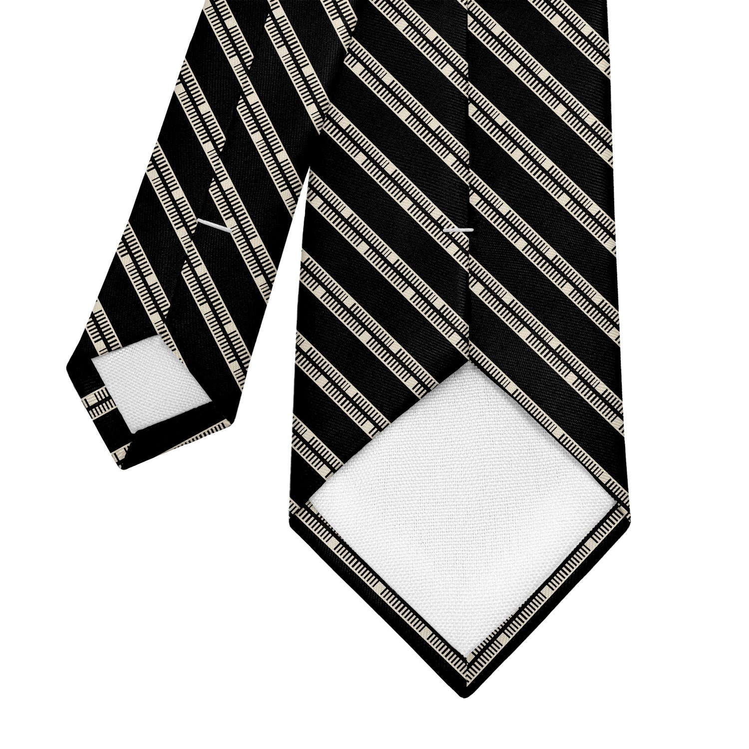 Heritage Stripe Necktie - Tipping - Knotty Tie Co.