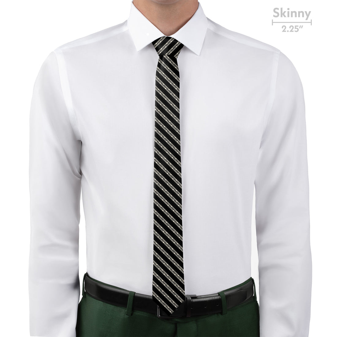 Heritage Stripe Necktie - Skinny - Knotty Tie Co.