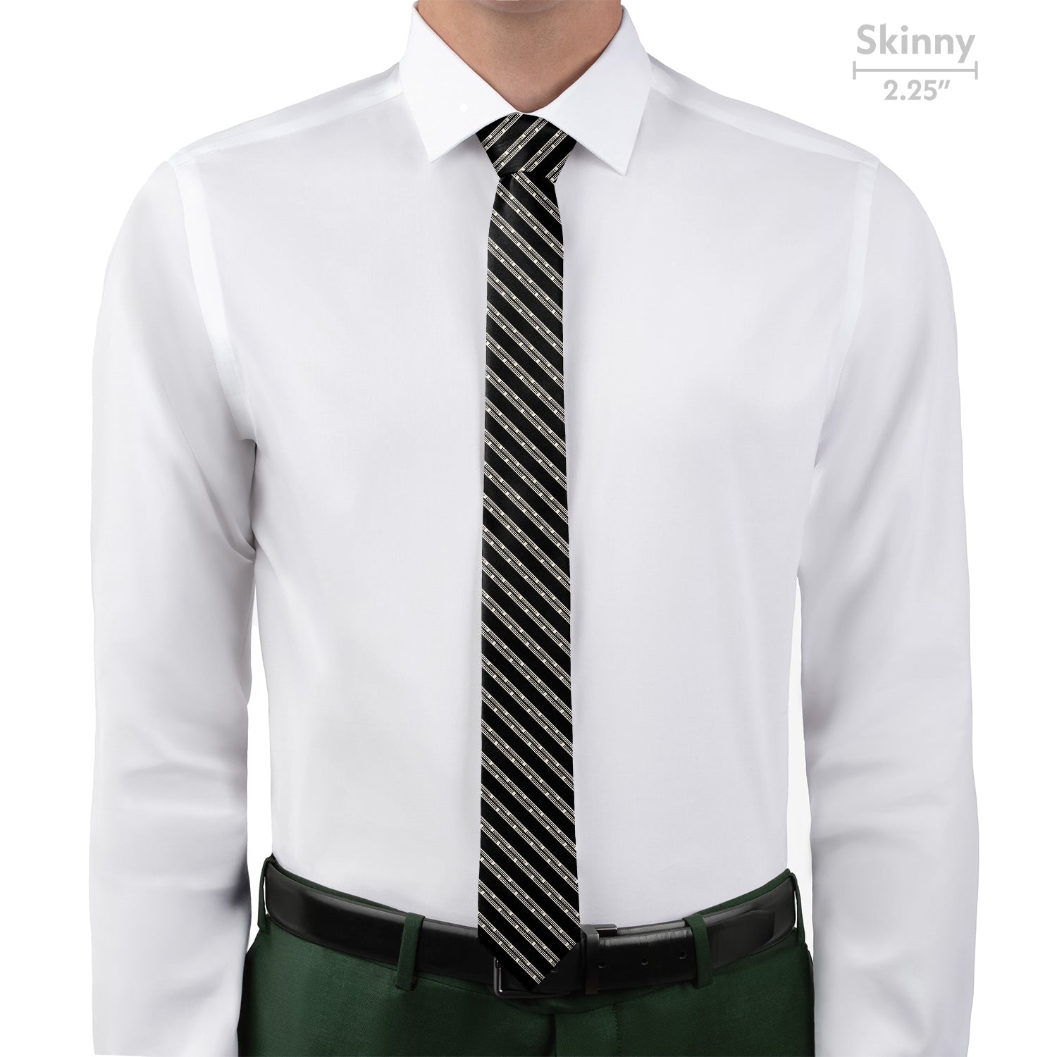 Heritage Stripe Necktie - Skinny - Knotty Tie Co.