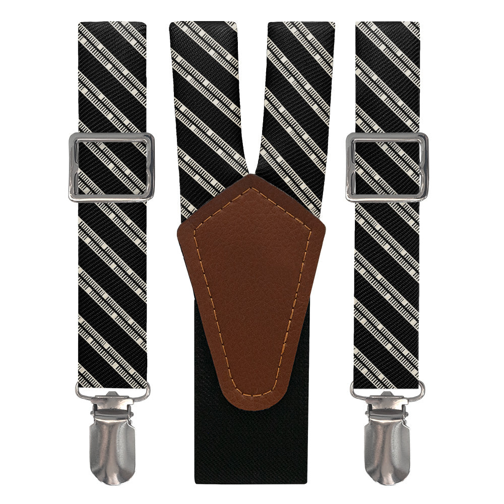 Heritage Stripe Suspenders - Main View - Knotty Tie Co.