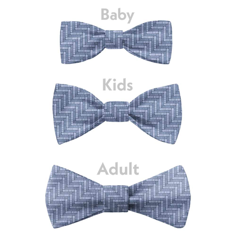 Herring Bow Tie - Bow Sizes - Knotty Tie Co.