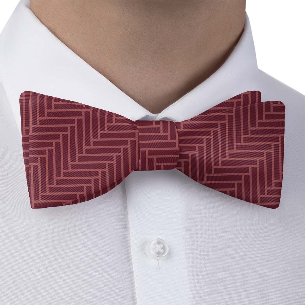 Herringbone Bow Tie - Bow Tie with Dress Shirt - Knotty Tie Co.