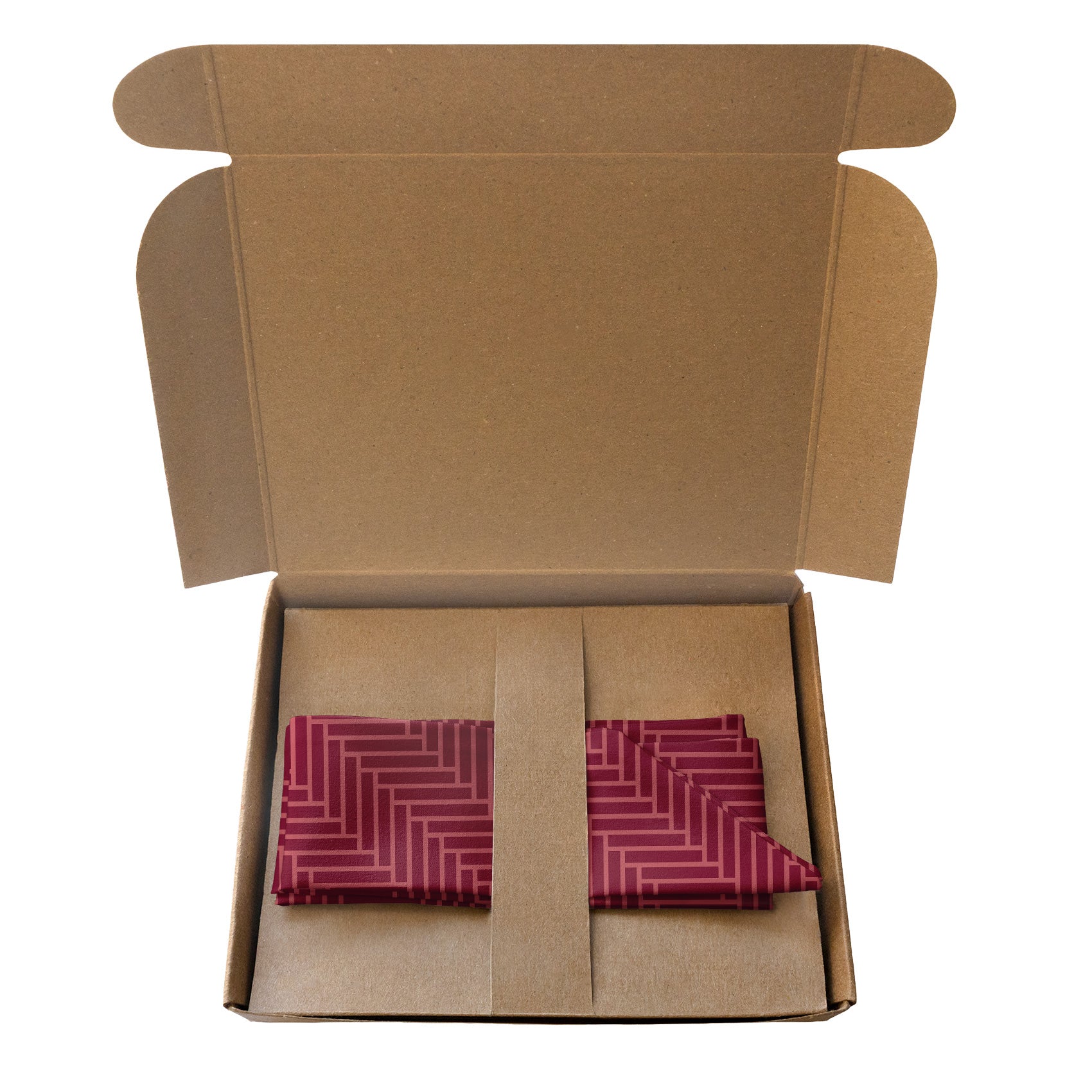 Herringbone Hair Scarf - Packaging - Knotty Tie Co.