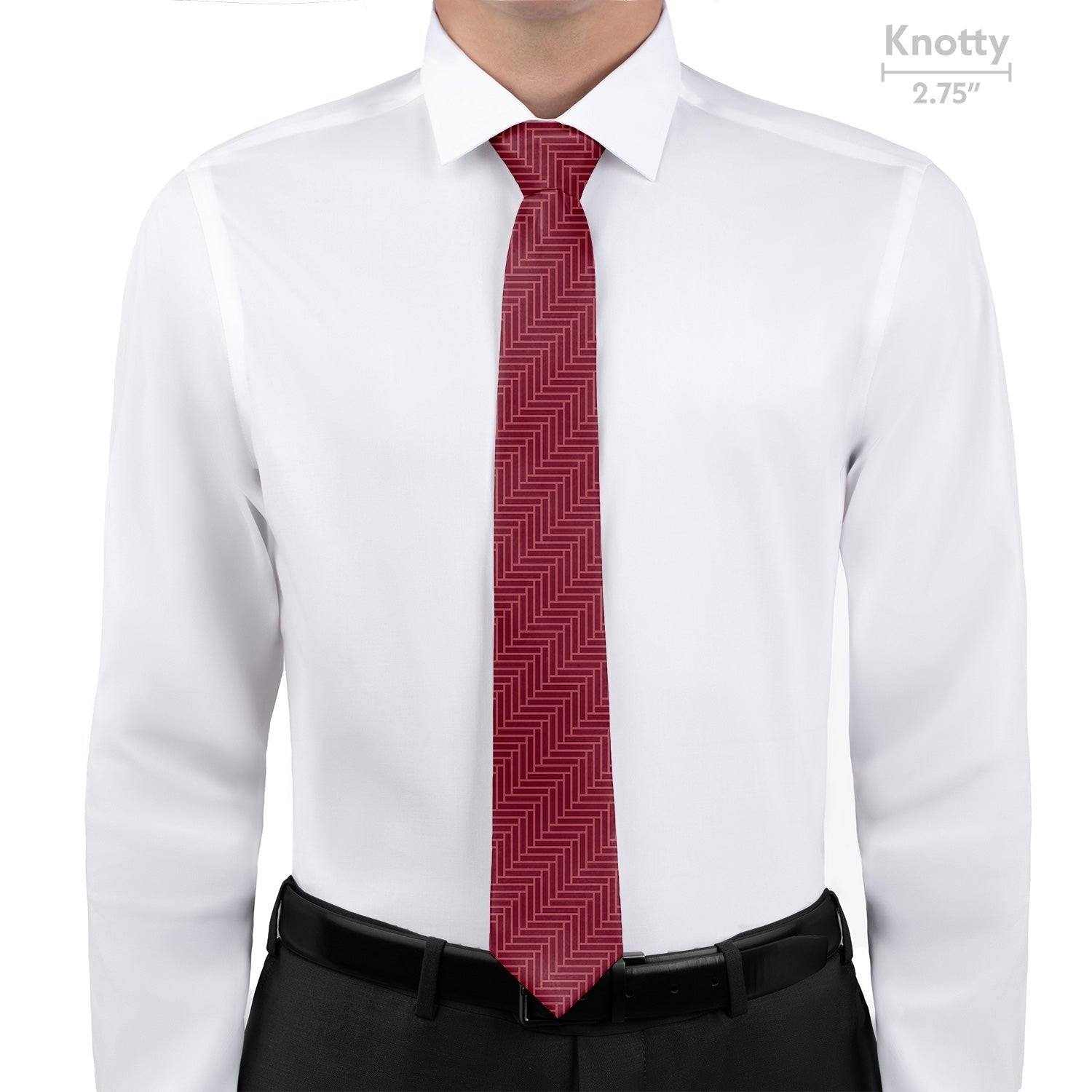 Herringbone Necktie - Knotty - Knotty Tie Co.