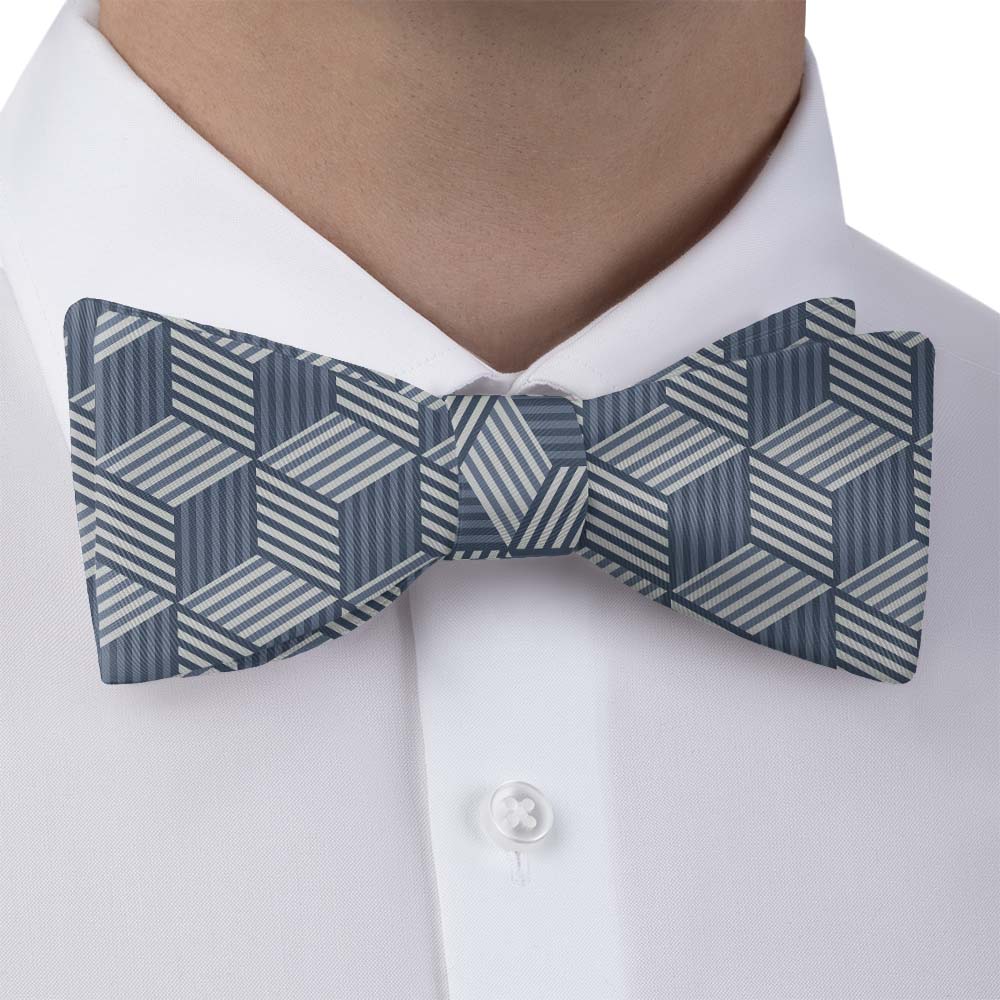 Hexagon Wild Bow Tie - Bow Tie with Dress Shirt - Knotty Tie Co.