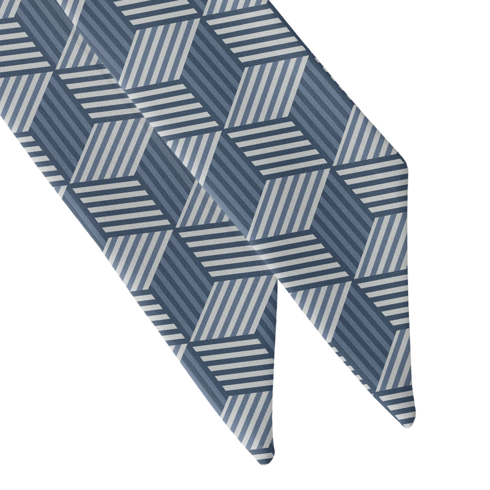 Hexagon Wild Hair Scarf - Scarf Tapered Ends - Knotty Tie Co.