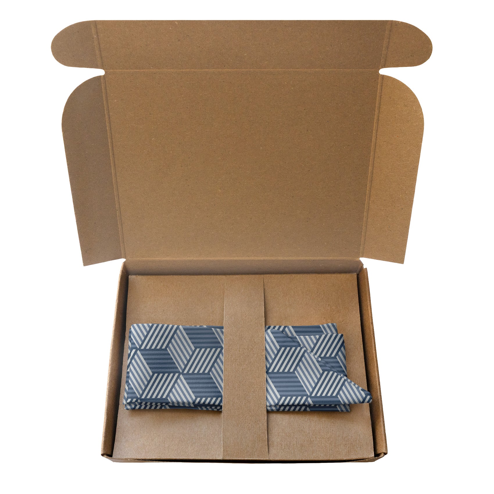 Hexagon Wild Hair Scarf - Packaging - Knotty Tie Co.