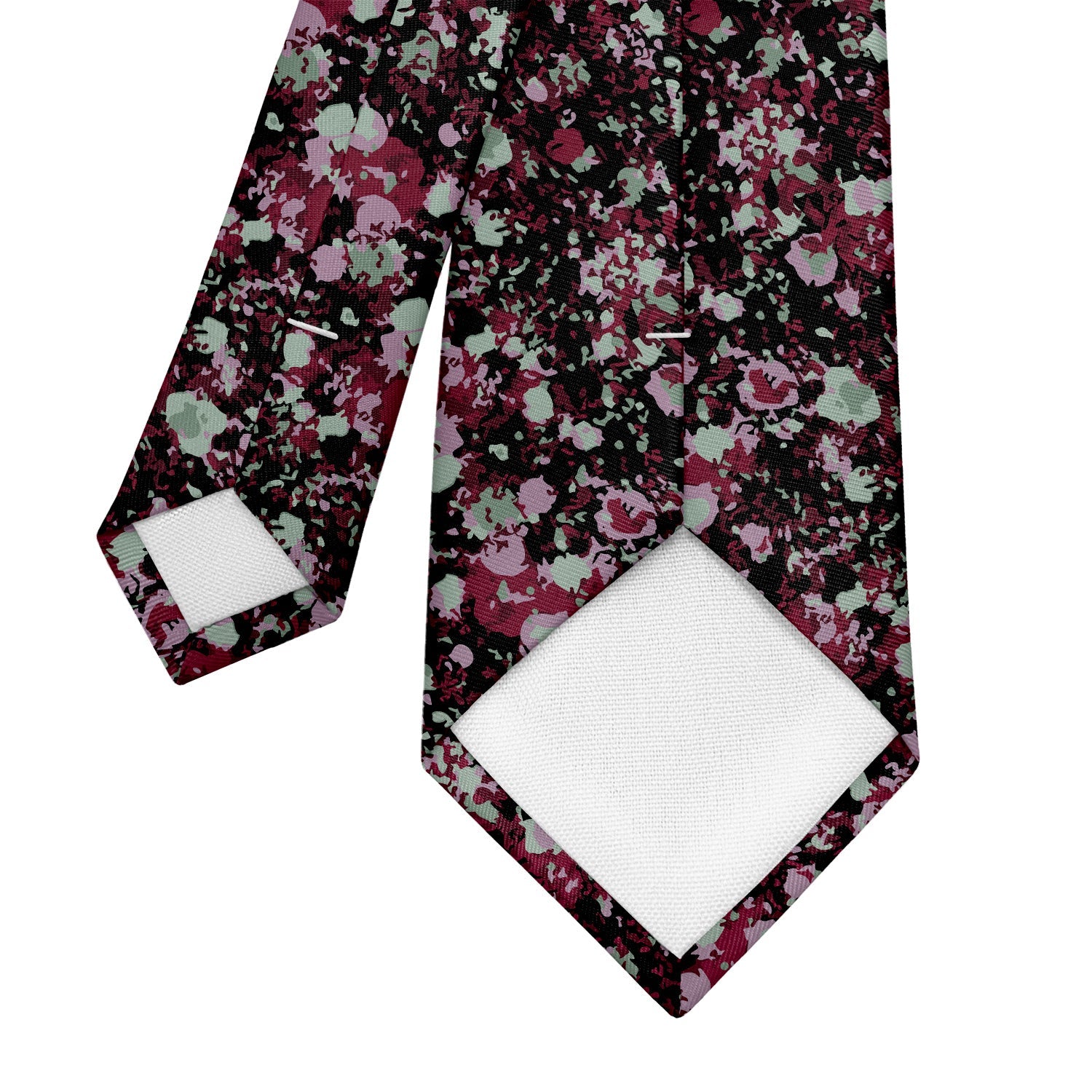 Hidden Floral Necktie - Tipping - Knotty Tie Co.