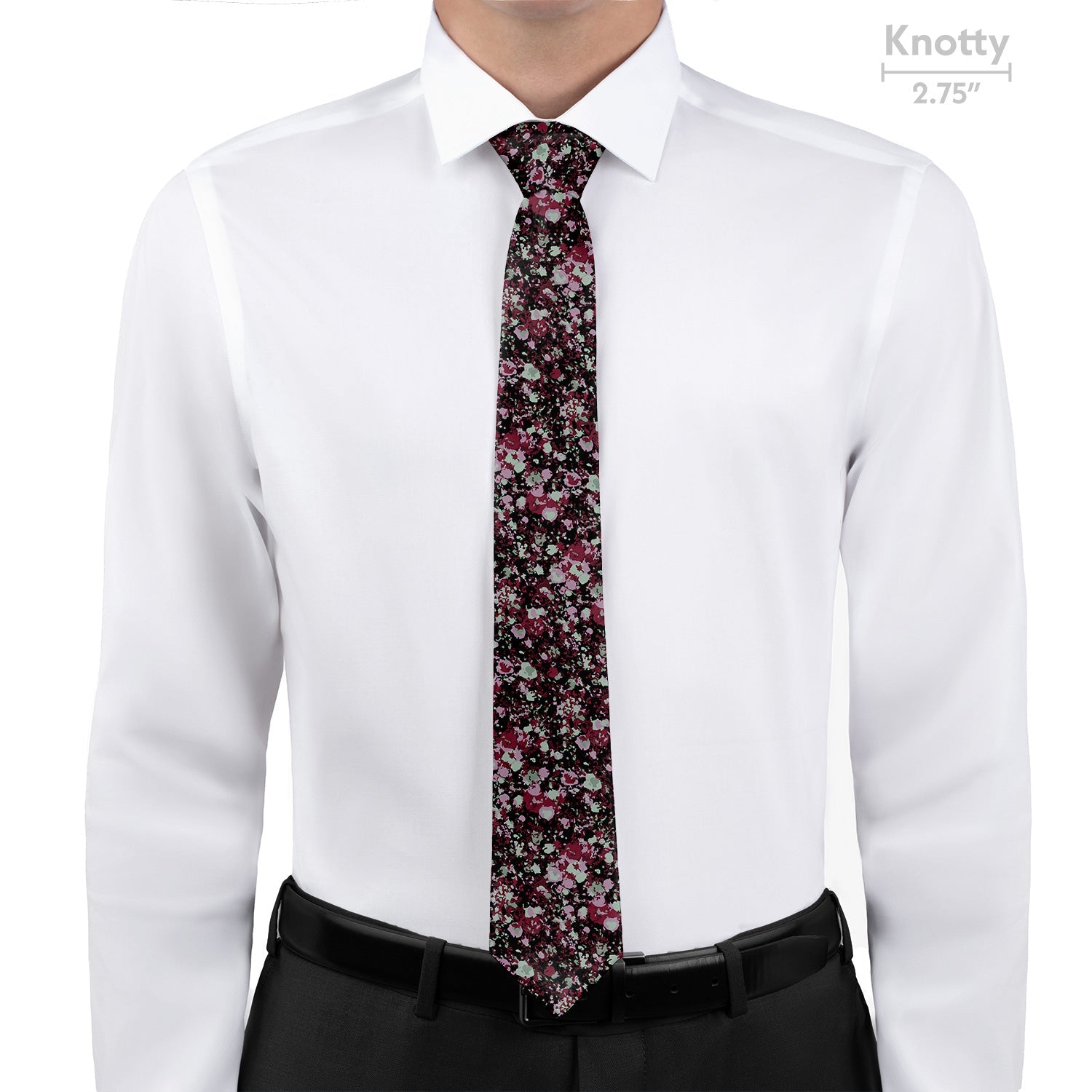 Hidden Floral Necktie - Knotty - Knotty Tie Co.