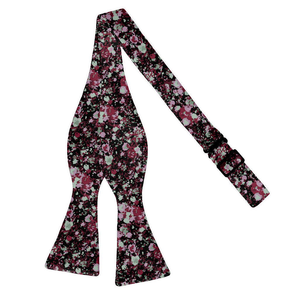 Hidden Floral Bow Tie - Adult Extra-Long Self-Tie 18-21" -  - Knotty Tie Co.