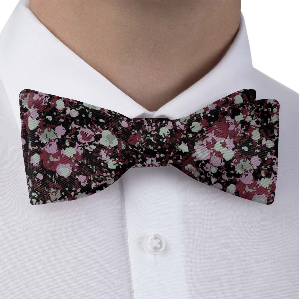 Hidden Floral Bow Tie - Bow Tie with Dress Shirt - Knotty Tie Co.