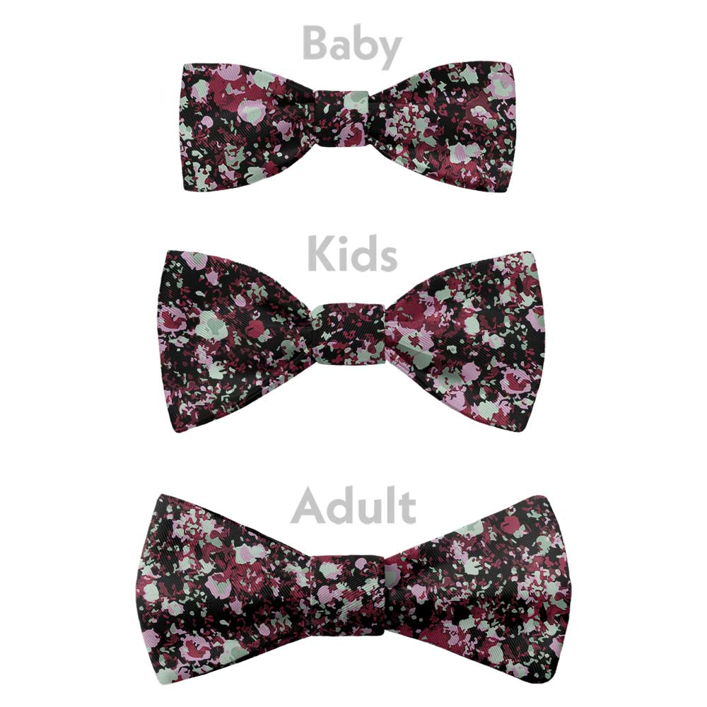 Hidden Floral Bow Tie - Bow Sizes - Knotty Tie Co.