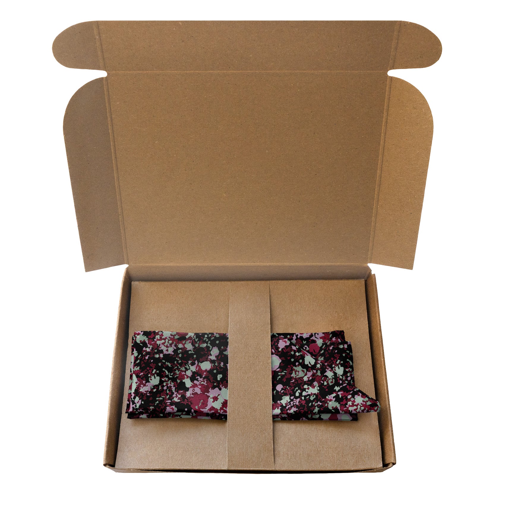 Hidden Floral Hair Scarf - Packaging - Knotty Tie Co.
