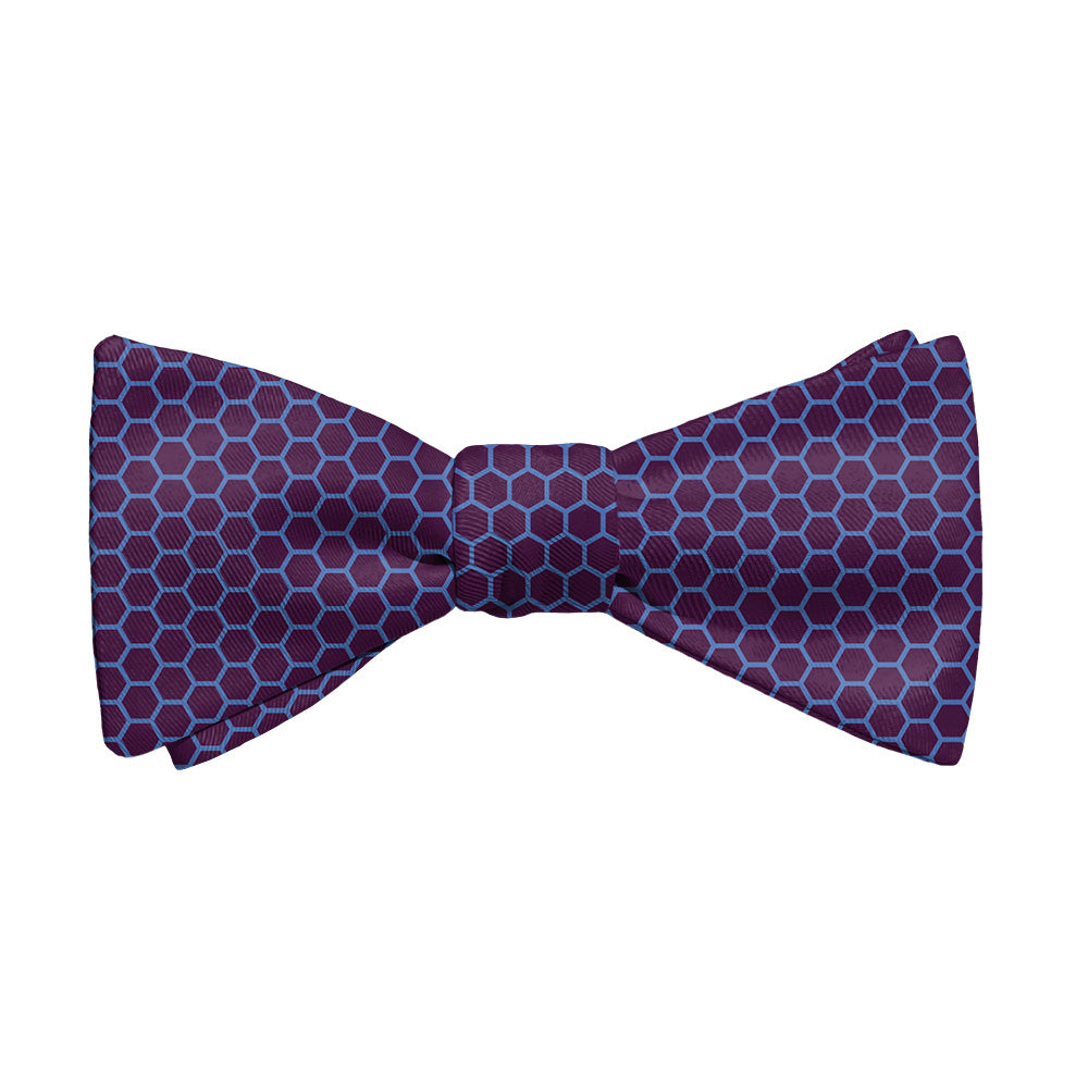 Hive Geometric Bow Tie - Adult Standard Self-Tie 14-18" -  - Knotty Tie Co.