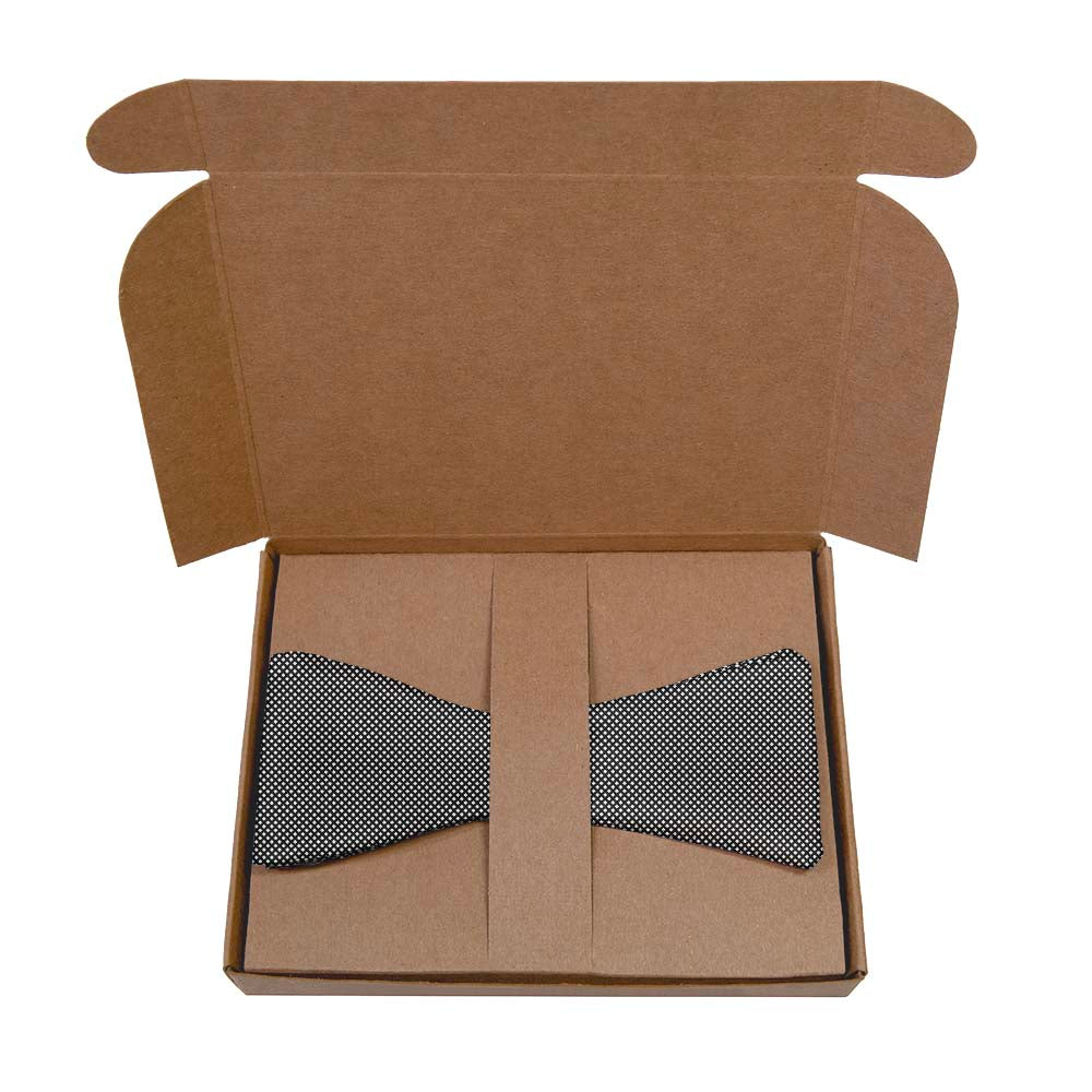 Holden Geometric Bow Tie- Kraft Gift Box Packaging - Knotty Tie Co.