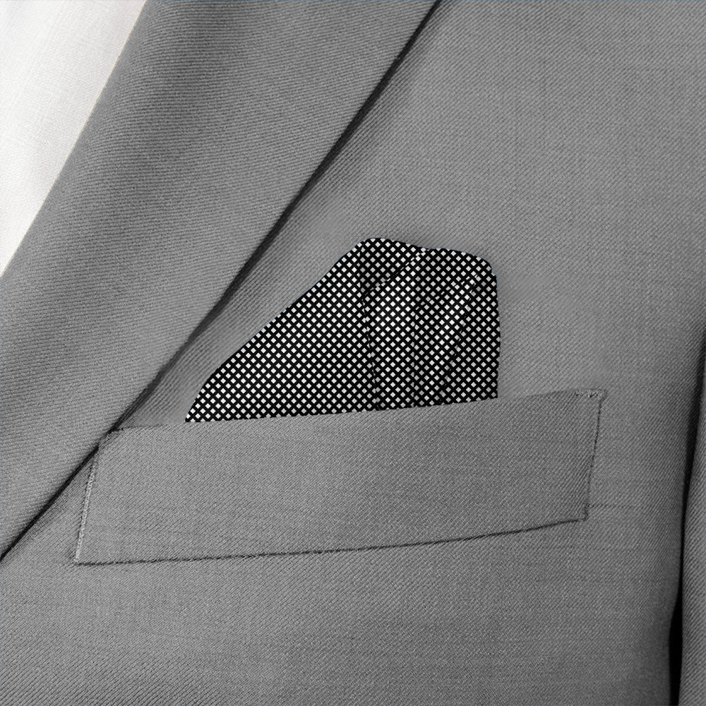 Holden Geometric Pocket Square - Wave Fold - Knotty Tie Co.