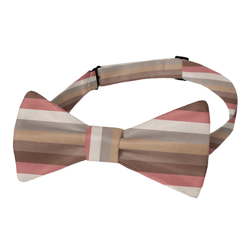 Horizontal Stripe Bow Tie - Pre-Tied Bow Tie - Knotty Tie Co.