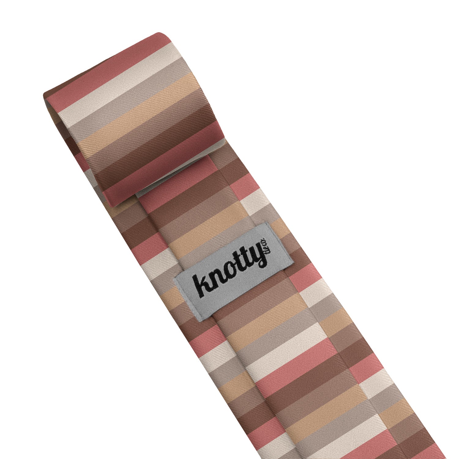 Horizontal Stripe Necktie - Tag - Knotty Tie Co.
