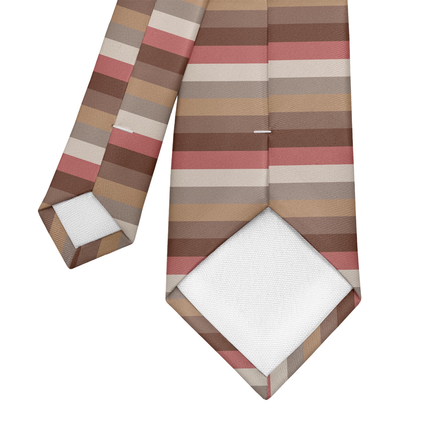 Horizontal Stripe Necktie - Tipping - Knotty Tie Co.
