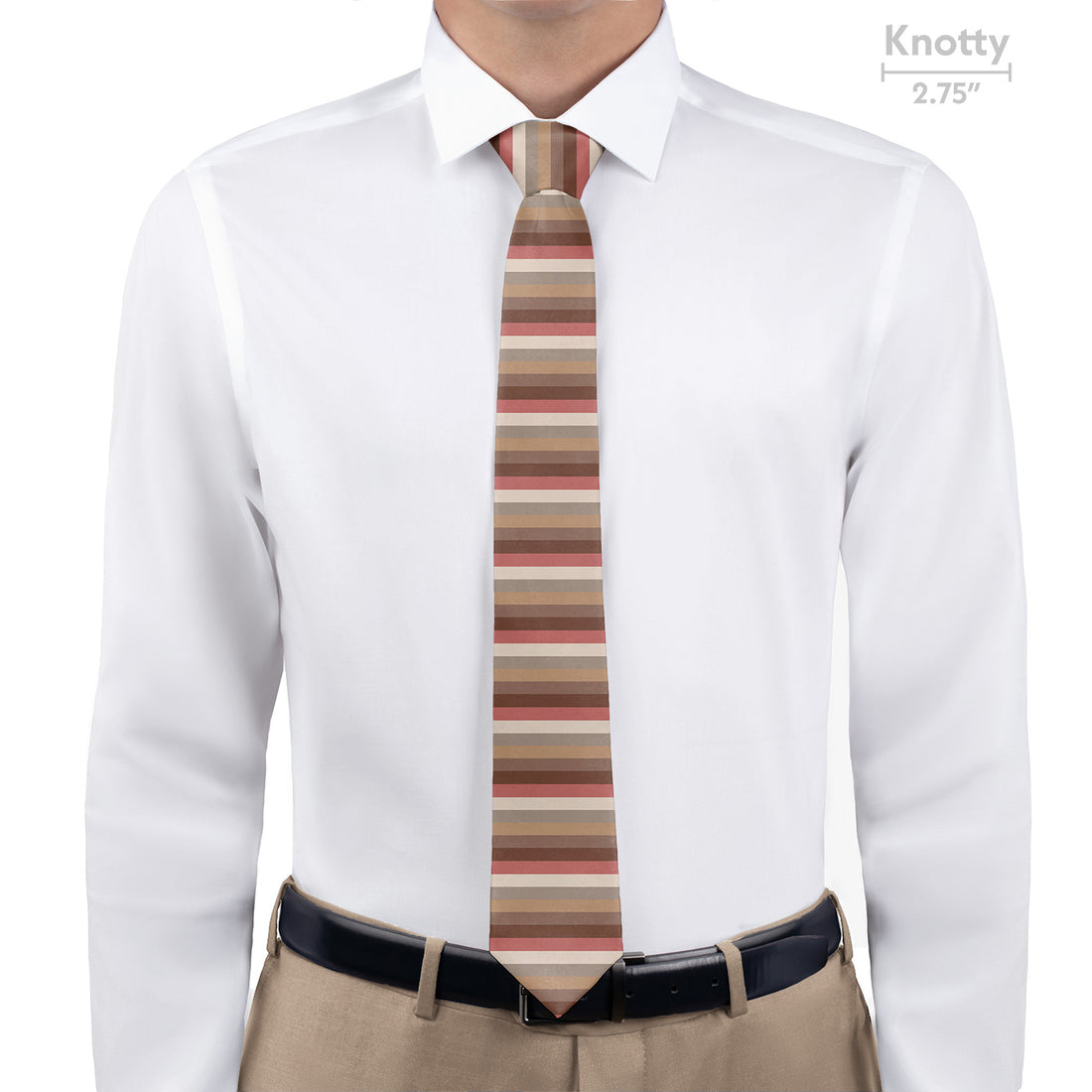 Horizontal Stripe Necktie - Knotty - Knotty Tie Co.