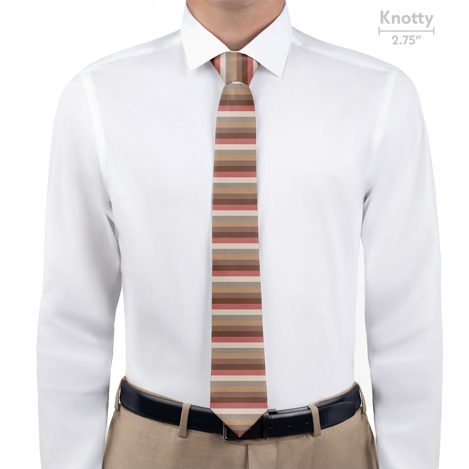 Horizontal Stripe Necktie - Knotty - Knotty Tie Co.