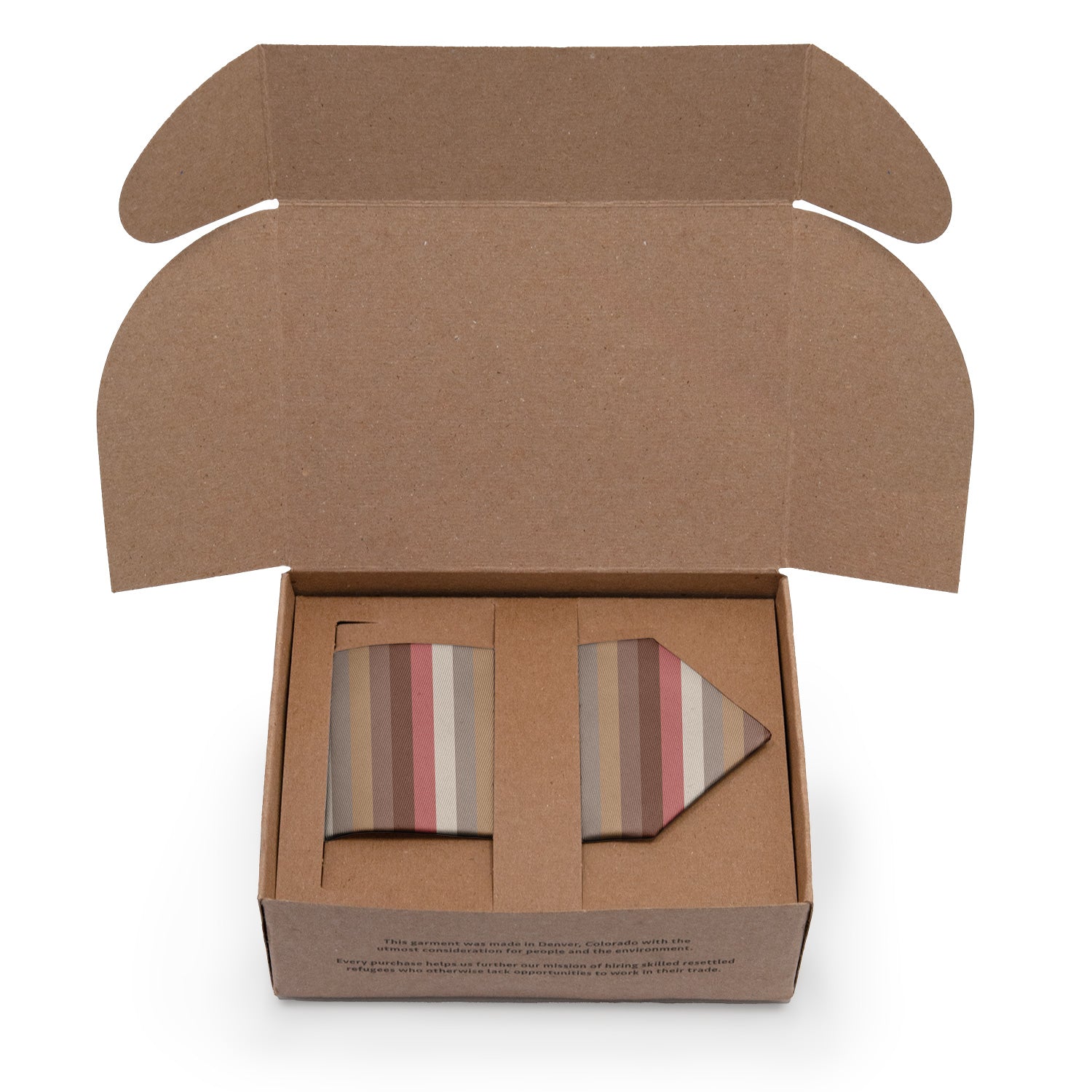 Horizontal Stripe Necktie - Packaging - Knotty Tie Co.