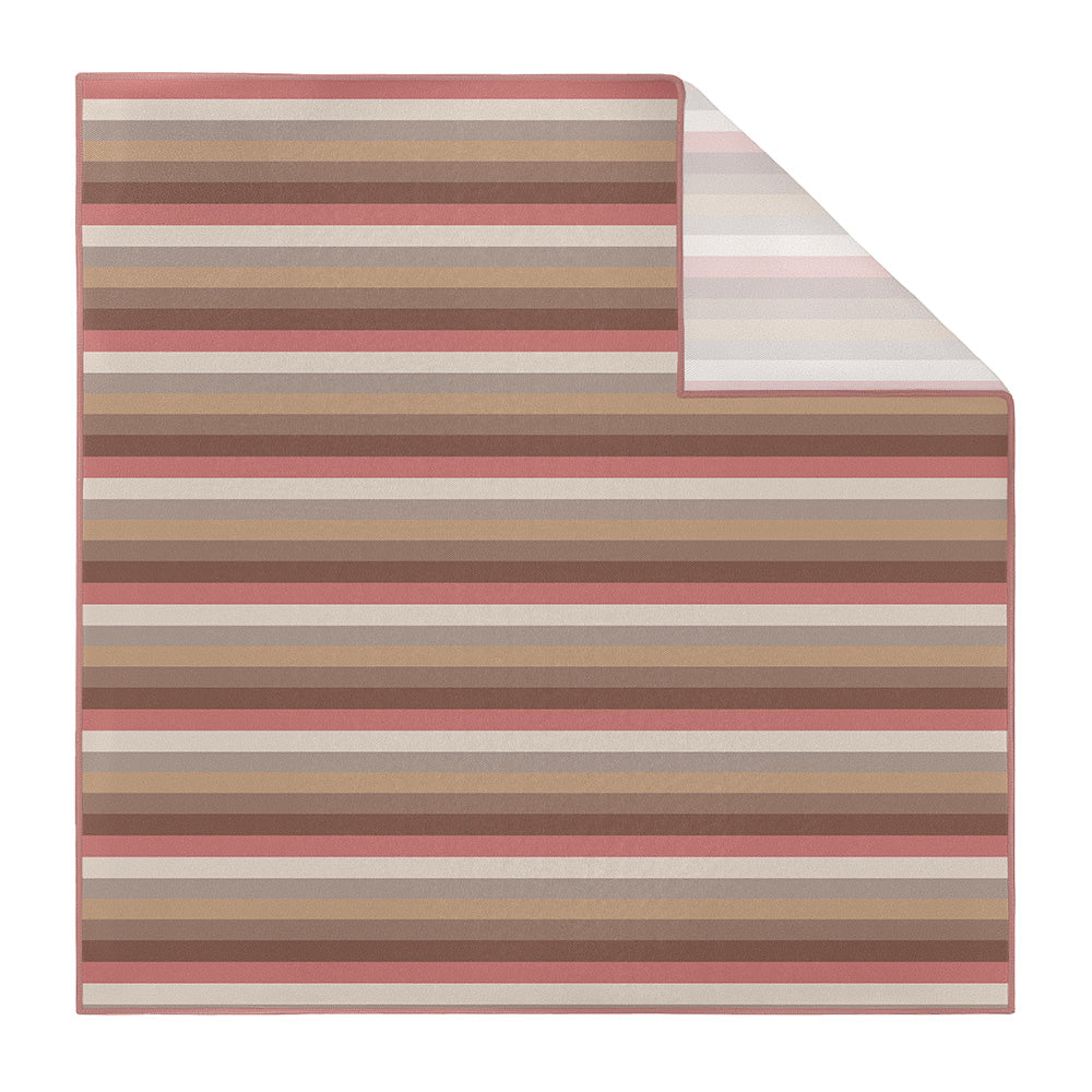 Horizontal Stripe Pocket Square - Printed - Knotty Tie Co.